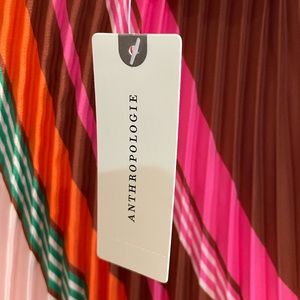 Anthropologie Maeve Pleated Maxi Skirt